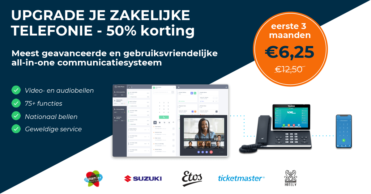 50% corona korting voip telefonie